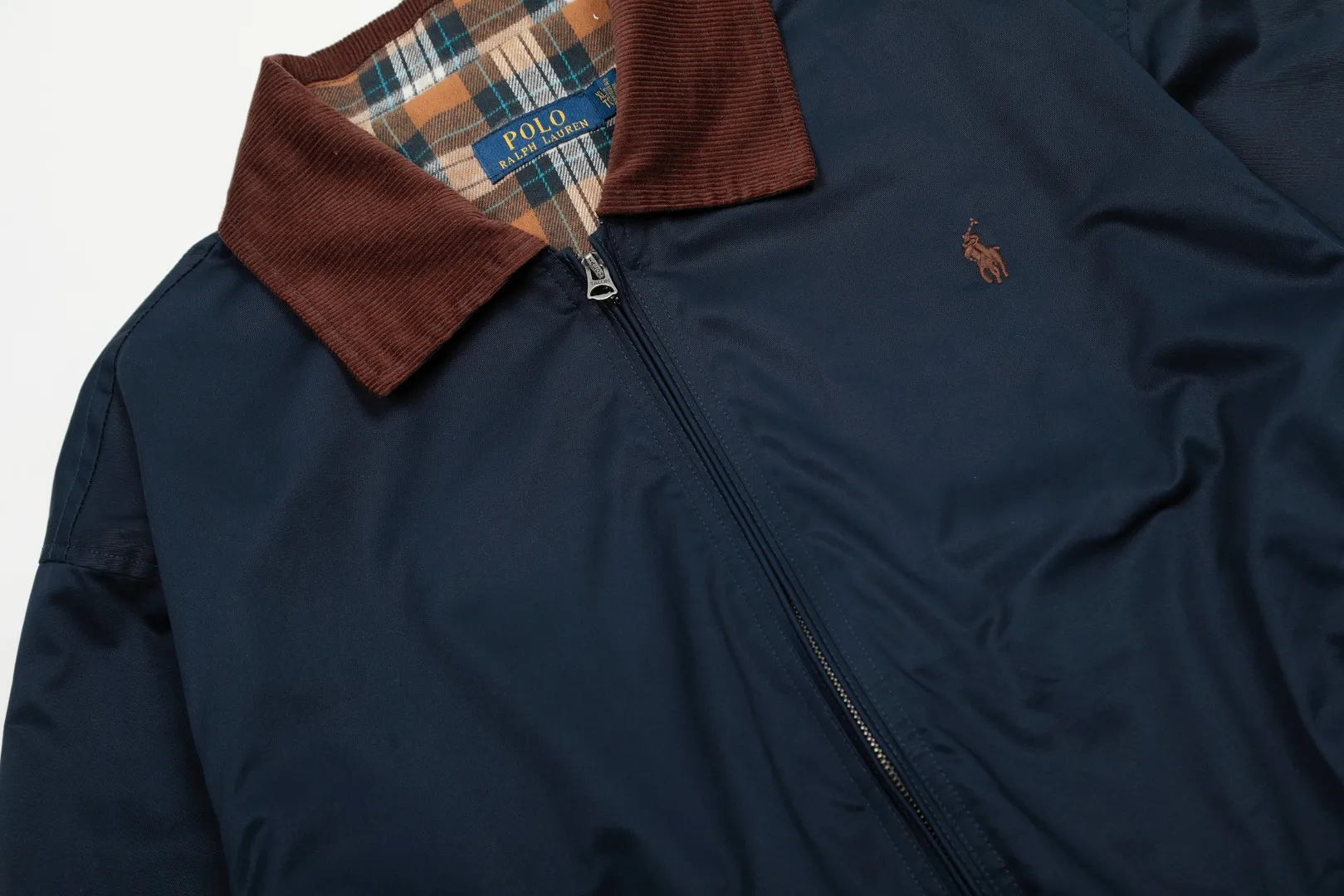 🅿️340 "Top quality" Style number: 8099# [Ralph Lauren corduroy color-blocked lapel American retro jacket] ✅Ralph Lauren American retro classic contrasting color corduroy lapel jacket ✅Pure cotton washed fabric Fabric texture version YYDS~ ✅Fashionable and casual commuting travel Simple style is classic ✅Simple and easy to match ootd essential style Versatile style Size: S-XL Color: Navy blue, matcha light green, Klein blue, retro gray green